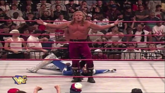 HHH w/ Chyna vs Flash Funk - WWF In Your House: A Cold Day In Hell 11/5/97