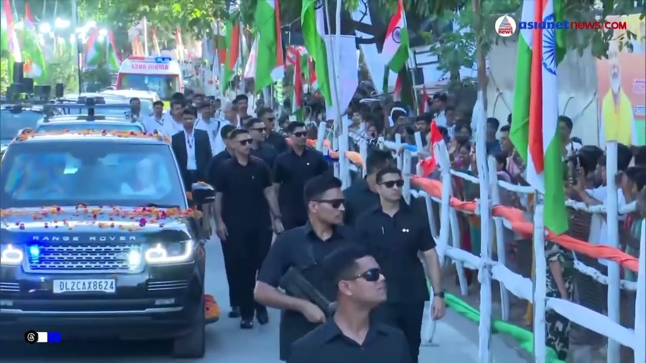 പട്‌നയിൽ പ്രധാനമന്ത്രി നരേന്ദ്ര മോദിയുടെ റോഡ്‌ഷോ | Narendra Modi | Road Show