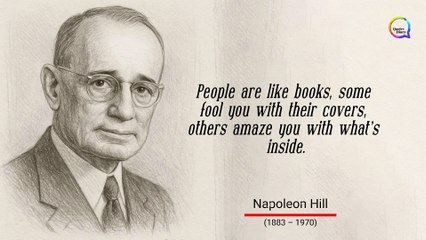 Best Napoleon Hill Quotes to Unlock Your True Potential | A lazy person has great one skill.....