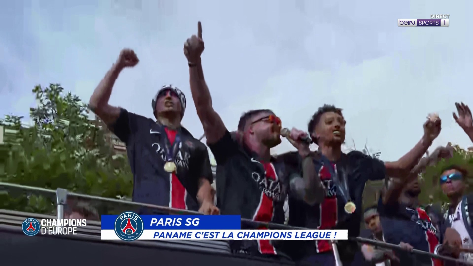 Marquinhos, Doué... les Parisiens chantent avec leur public !