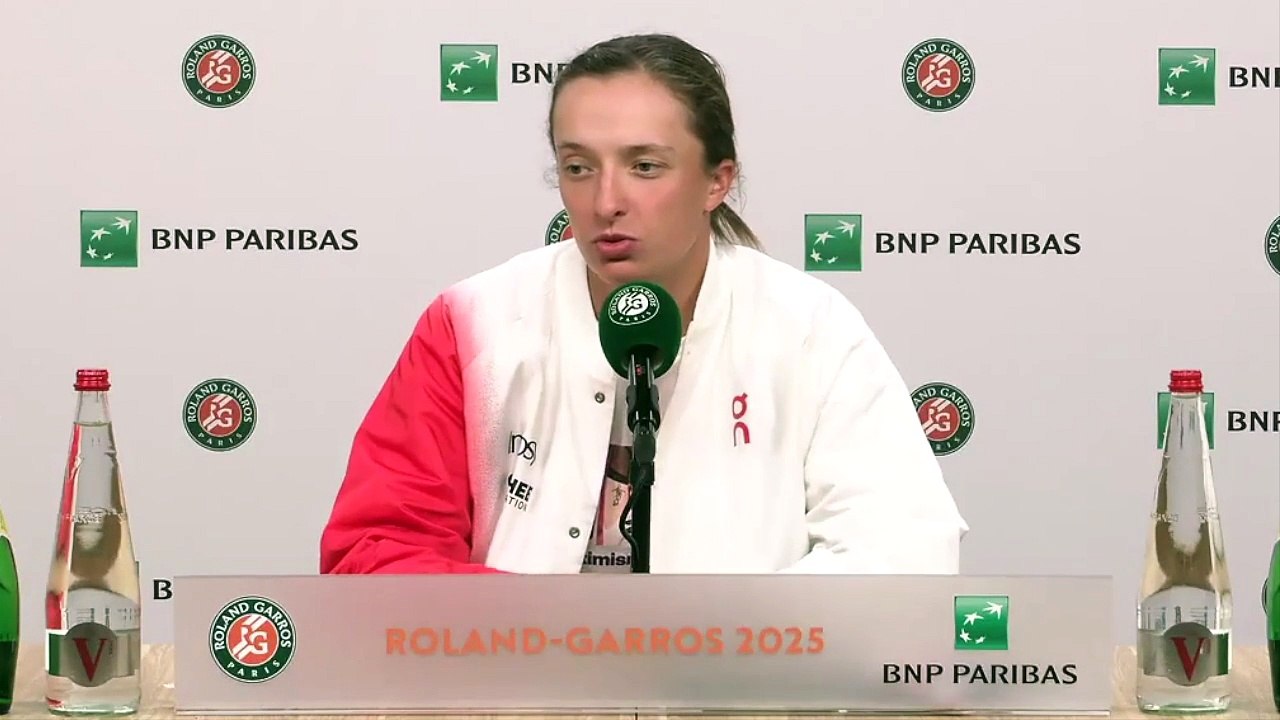 Roland-Garros 2025 - Iga Swiatek : "Je m'attendais plutôt à perdre contre Elena Rybakina donc cette victoire signifie beaucoup"