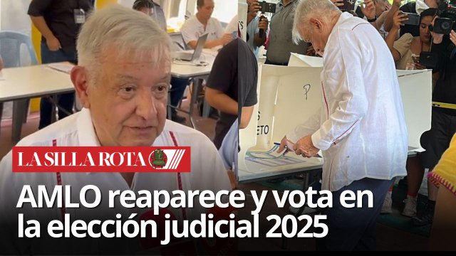 AMLO rompe el silencio: reaparece en Chiapas para votar en elecciones judiciales