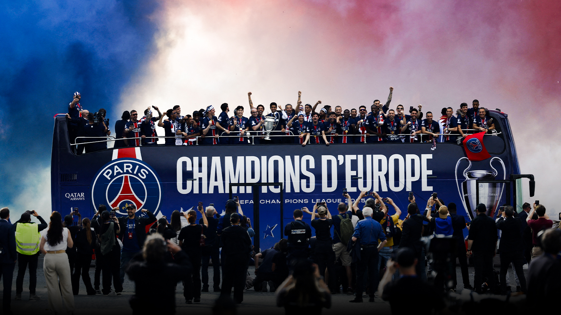 Ligue des champions : Les meilleurs moments de la parade du PSG
