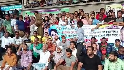 উত্তাল নগর ভবন, জনতার মেয়র ইঞ্জিনিয়ার ইসরাক হোসেন কে শপথের দাবীতে উত্তাল নগর ভবন