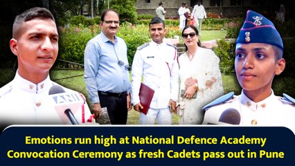 Emotions run high at National Defence Academy Convocation Ceremony as fresh Cadets pass out in Pune