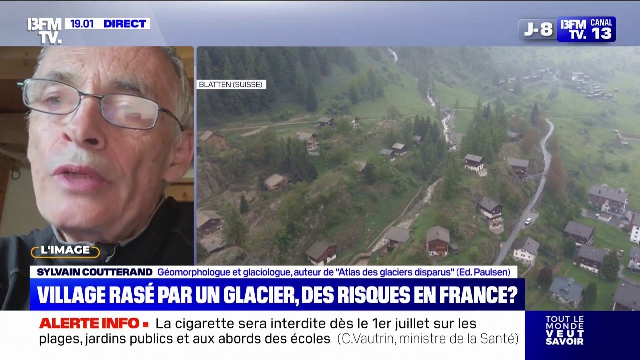 Village englouti en Suisse: "On est parti pour une disparition des glaciers des Alpes pour la fin du siècle", observe Sylvain Coutterand, glaciologue
