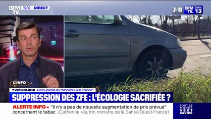 ZFE: "Socialement ce n'est pas acceptable et ça ne sert à rien au niveau écologie" (Mobilité Club France)