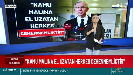 Mansur Yavaş sert konuştu: Tüm belediyeler incelensin, kamu malına el uzatan cehennemliktir.