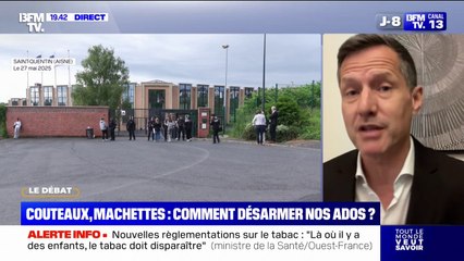 Armes blanches chez les mineurs: "Il faut que l'on sanctionne les parents", assure le maire LR de Valence (Drôme)