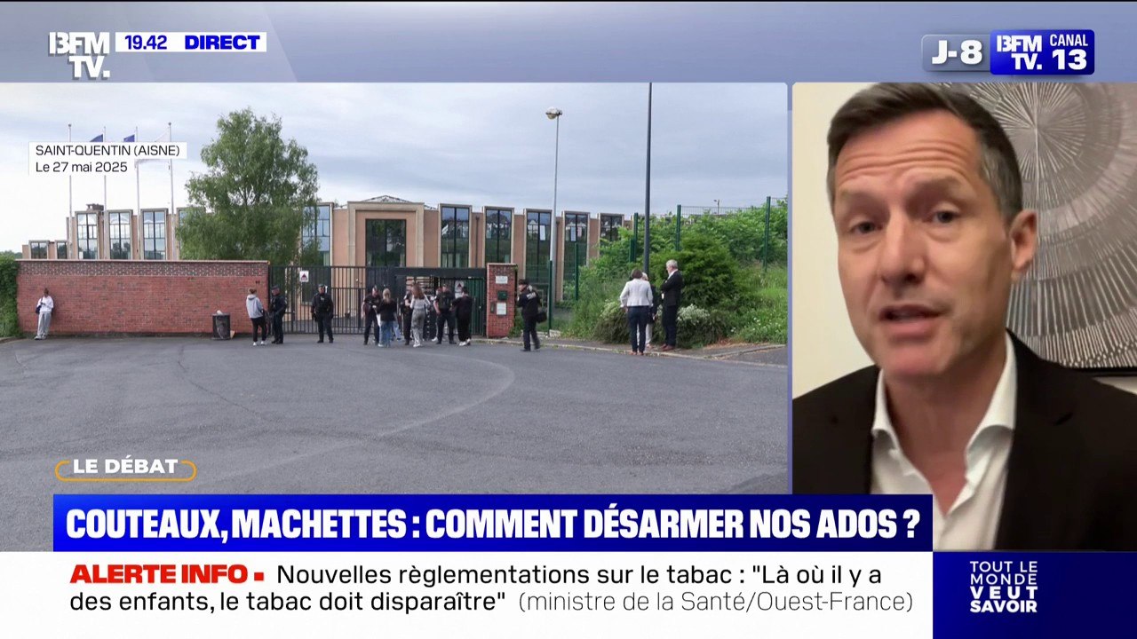Armes blanches chez les mineurs: "Il faut que l'on sanctionne les parents", assure le maire LR de Valence (Drôme)