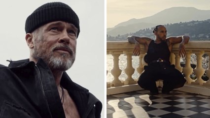 Lewis Hamilton comparte pantalla con Brad Pitt en nuevo comercial