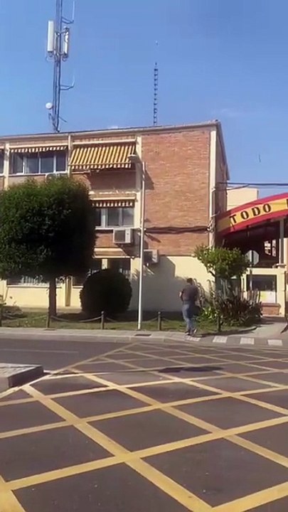 Simulacro de emergencia en el cuartel de la Guardia Civil de Toledo