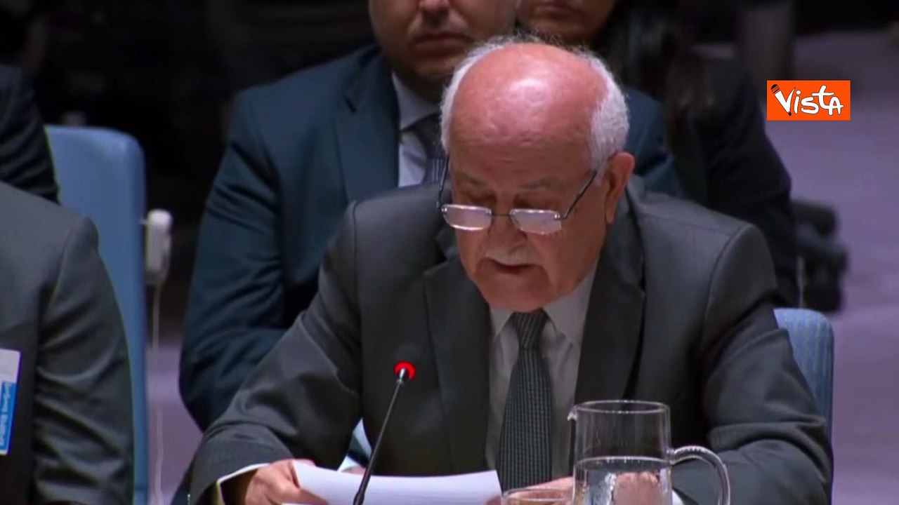 L'ambasciatore palestinese parla all'Onu dei bambini uccisi a Gaza scoppia in lacrime