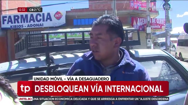 Choferes levantan bloqueo en la ruta El Alto - Desaguadero, tras la llegada de una cisterna con combustible