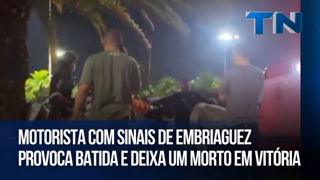 Motorista com sinais de embriaguez provoca batida e deixa um morto em Vitória
