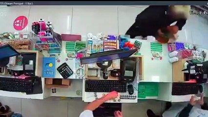 Homem que assaltou duas farmácias no mesmo dia em Colombo é preso; funcionária perdeu o bebê após o crime