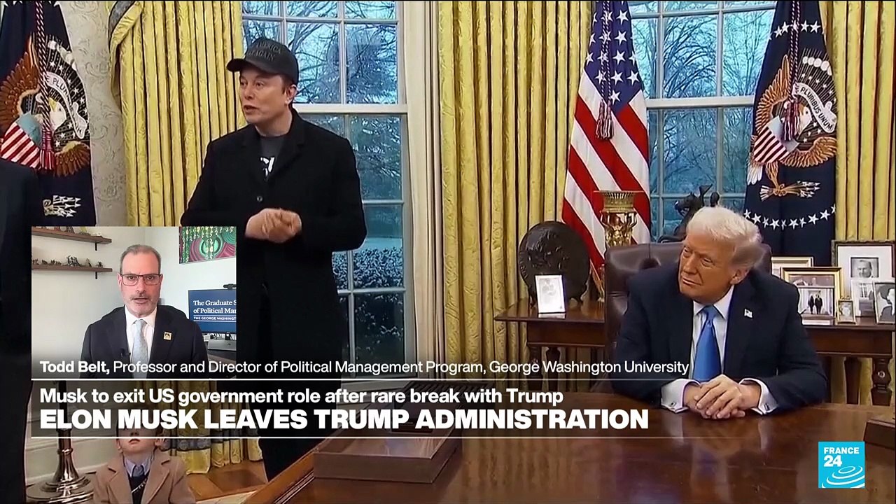 'Musk was Trump's lightning rod', politics professor says as billionaire leaves DOGE