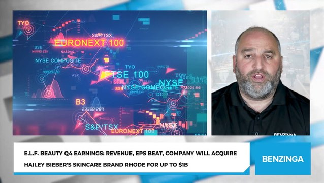 e.l.f. Beauty Q4 Earnings: Revenue, EPS Beat, Company Will Acquire Hailey Bieber's Skincare Brand Rhode For Up To $1B
