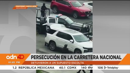 Persecución en la Carretera Nacional deja un supuesto escolta detenido