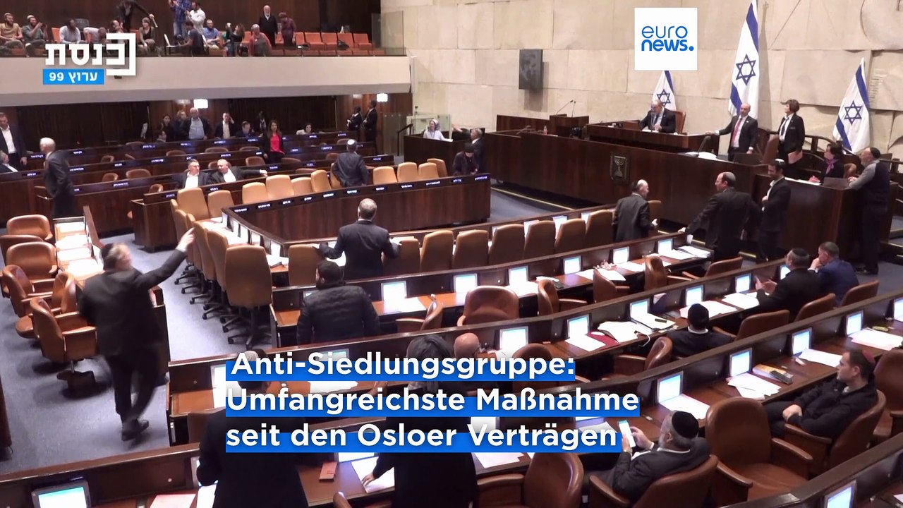 Israel genehmigt Bau von 22 neuen Siedlungen im besetzten Westjordanland