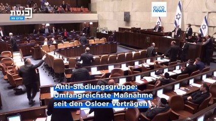 Israel genehmigt Bau von 22 neuen Siedlungen im besetzten Westjordanland