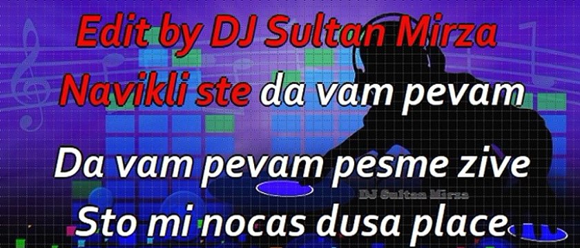 Ne kunite crne oči - Vesna Zmijanac (uživo karaoke)