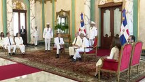   En fotos y videos: Todos los detalles de lo que habló Luis Abinader con el nuevo embajador haitiano  