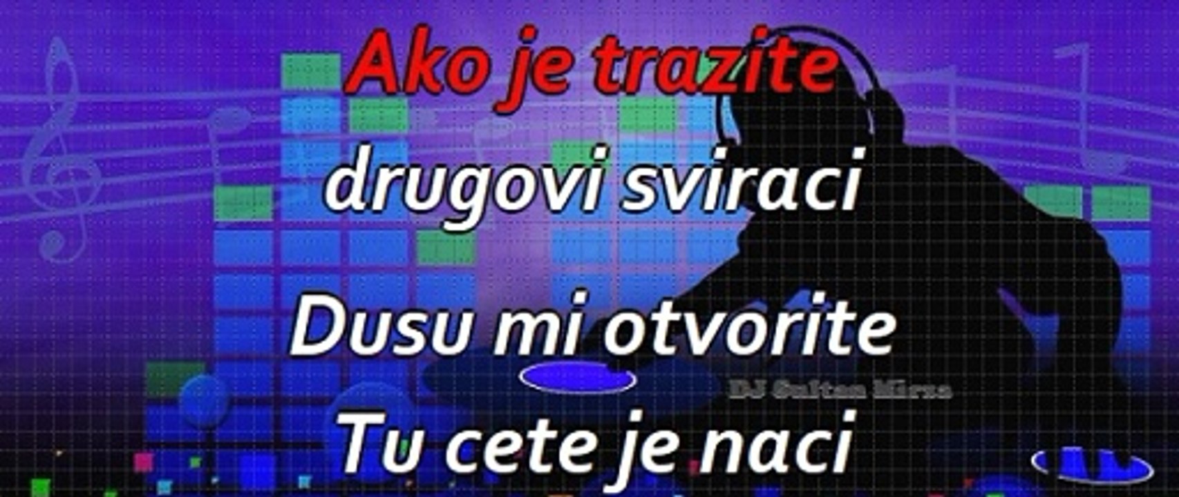 Ako je tražite - Saša Matić (uživo karaoke)