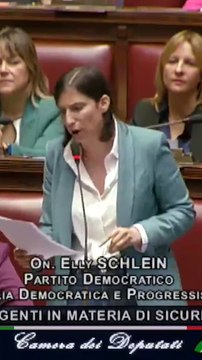 Elly Schlein - Intervento alla Camera dei Deputati (29.05.25)