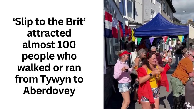 Aberdyfi's 'Slip to the Brit' raises thousands for Wales Air Ambulance