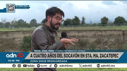 ¿Qué pasó con el enorme socavón en Zacatepec? A 4 años, esto es lo que se sabe hoy