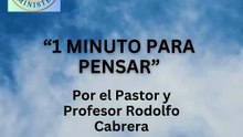 161-1. La ultima Oportunidad de Noe-1 Minuto para pensar