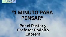 172-5. Dió su vida para el proposito-1 Minuto para pensar