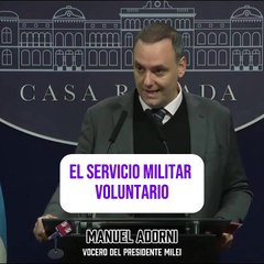Anuncian la implementación de un nuevo Servicio Militar Voluntario