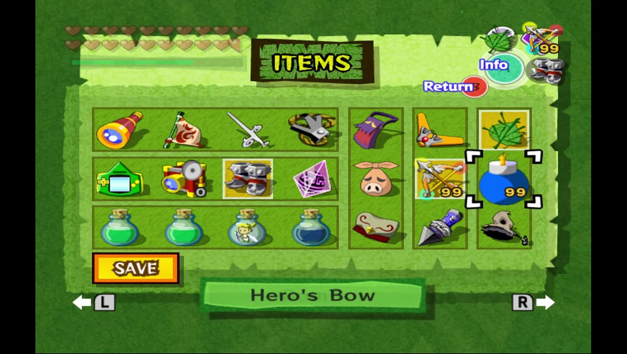 Wind Waker. Testing Prerelease GanonC room 0 area in Final USA game P2