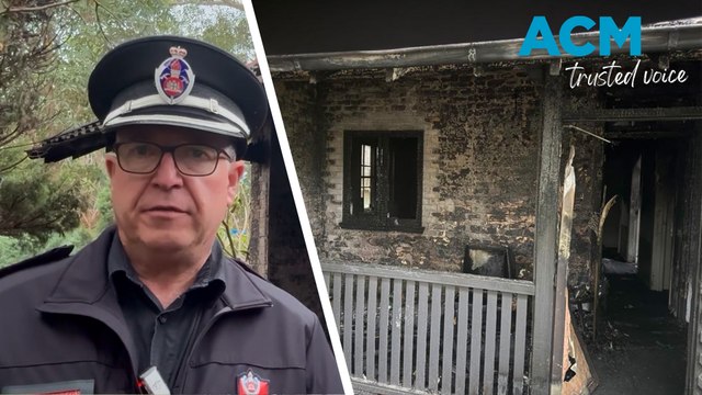 Firefighters rescue collapsed woman from burning home