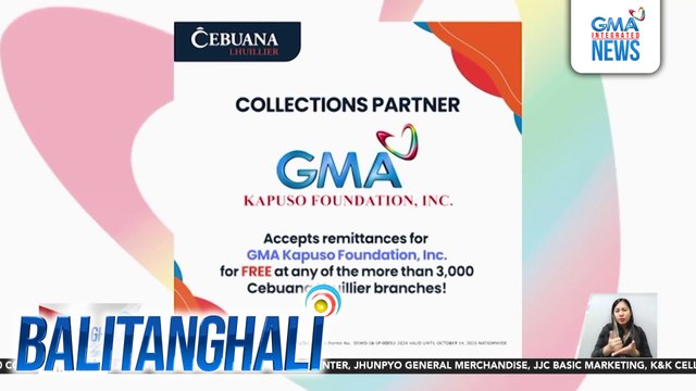 20,000 residenteng apektado ng malawakang pagbaha nahatiran na ng tulong ng GMA Kapuso Foundation | Balitanghali