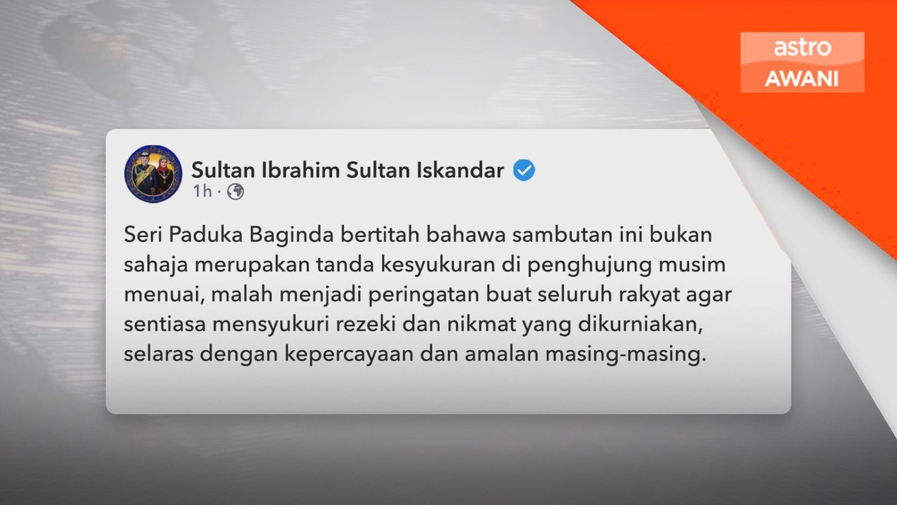 Agong, Raja Permaisuri ucap Selamat Hari Gawai dan Pesta Kaamatan