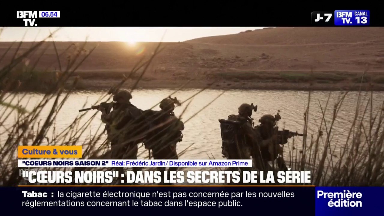 Entraînements militaires, effets hyper réalistes... Dans les coulisses de la saison 2 de "Cœurs Noirs"