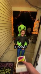 Giving iPhones Instead Of Candy on Halloween