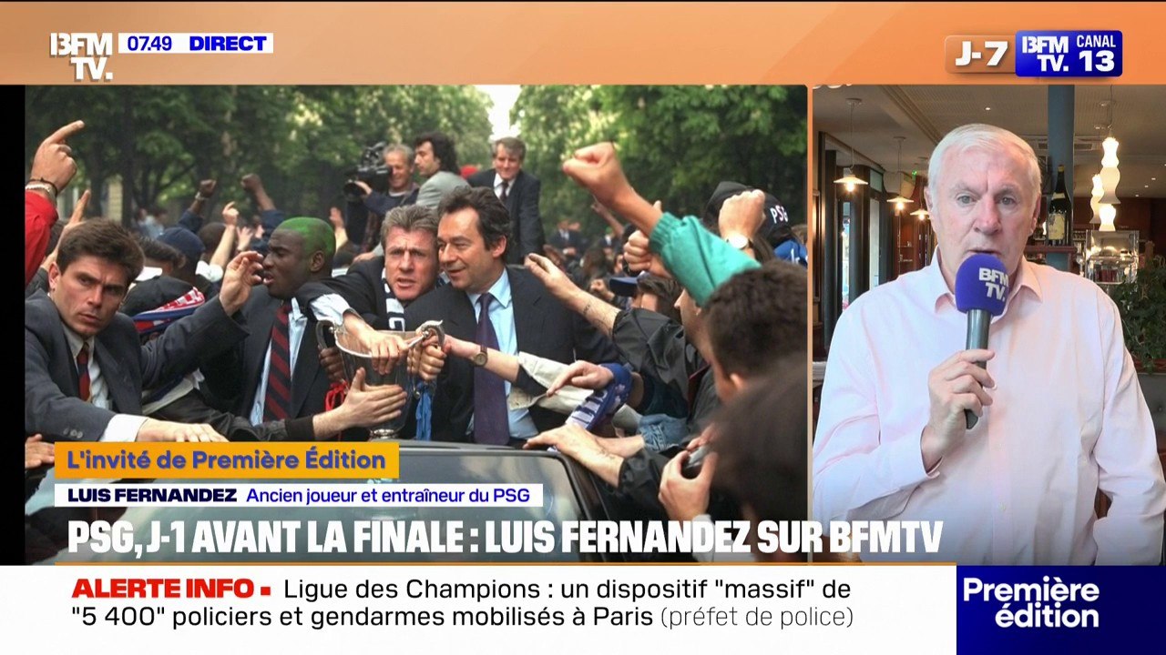 "On a envie de voir un grand match": l'analyse de Luis Fernandez, ancien joueur et entraîneur du PSG, avant la finale de la Ligue des Champions