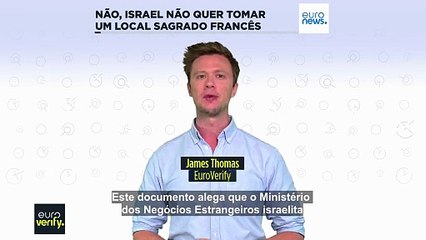 Não, Israel não está a planear apoderar-se de um local sagrado francês