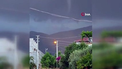 Antalya'daki dev hortum saniye saniye kamerada