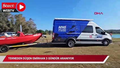 Tekneden düşen Emirhan 3 gündür aranıyor