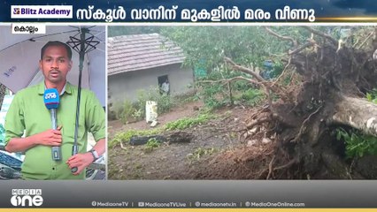 അഞ്ചലിൽ വീടിന് മുകളിലേക്ക് മരം വീണു; കൊല്ലത്തും കനത്ത മഴയിൽ വ്യാപക നാശനഷ്ടം | Rain alert kerala