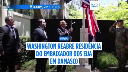 Residência do embaixador dos EUA na Síria reabre num sinal de aproximação com Damasco