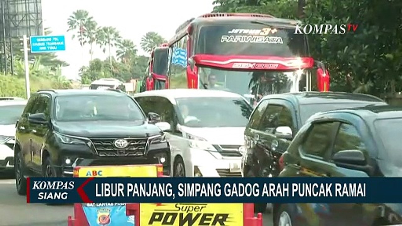 Pantauan Arus Lalu Lintas Jalur Puncak Bogor di Hari Kedua 'Long-Weekend'