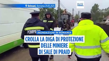 Romania, inondazioni in varie parti del Paese: l'acqua minaccia la miniera di sale di Praid