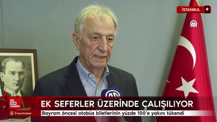 Bayram öncesi otobüs biletlerinin yüzde 100'e yakını tükendi