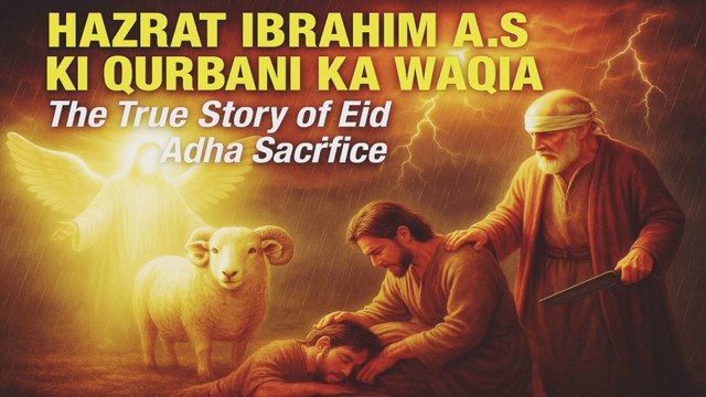 Hazrat Ibrahim A.S Ki Qurbani Ka Waqia | The True Story of Eid ul Adha Sacrifice